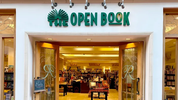 The Open Book bookstore storefront
